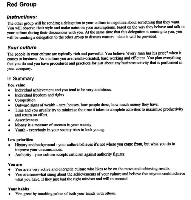 red-group-culture-exercise